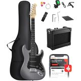 Odea Donner Dst-80 Elektro Gitar, 39 cm Başlangıç Elektro Gitar Kiti ile Amplifikatör, Klasik Sss Manyetik, Gig Çantası, Tuner, Capo, Askı, Penalar ve Ücretsizçevrimiçi Dersler - 3 Renk Sunburst