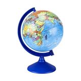 Odea Dünya Küresi 26 cm Siyasi Yer Küre Kırılmaz Özellikli Yazılabilir Harita Yüksek Kalite (Işıksız) - 41 Delft Blue
