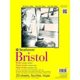 Odea Duvar Resmi Kağıt Strathmore Bristol Düz Kağıt Pad 9 Inç x 12 Inç, 20 Yaprak