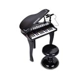 Odea | Elektronik Kuyruklu Piyano Mikrofon ve Tabure, Işık Efektleri, 5 Ses, 4 Ritim, 19 Şarkı, 53 x 40 x 32 cm