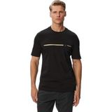 Odea Erkek Regular Fit Logo Çizgili Pamuklu Kısa Kollu Siyah T-Shirt 50565785-001 - 0 - 1 Ay - 0 - Kahverengi