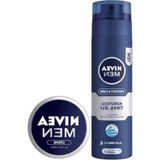 Odea Erkek Tıraş Jeli ve Krema Seti, 30 ml - 1 lt