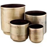 Odea Eskitilmiş Pirinç Kaplama Metal Çiçeklik - 7,62 cm x 9,5 cm