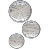 Odea Evefix Üç Boy Paslanmaz Çelik Dolma Sarma Altlığı Pizza Tepsisi 20-22-24 cm - 0 - 19 L