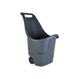 Odea Evinizin Atölyesi Çok Amaçlı Plastik Bahçe Arabası Tekerlekli 50 Litre Antrasit