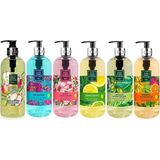 Odea Eyüp Sabri Tuncer Sıvı Sabun Seti Ayvalık Zeytin Çiçeği, Çeşme Limonu, Japon Kiraz Çiçeği, Okyanus, Bodrum Mandalinası, Amasya Elması 500 ml - 10 Adet