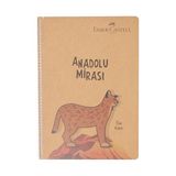 Odea Faber-Castell Anadolu Mirası Spiralli Defter, A4, 100 Yaprak, 70G Kağıt, Çizgili, 500 Mikron Pp Kapak, Pet Spiralli, Asorti Renkler, Dayanıklı ve Ergonomik Kullanım