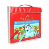 Odea Faber-Castell Taşınabilir Çantalı Pastel Boya Seti, 24 Renk, Yumuşak ve Rahat Kullanım, Canlı Renkler, Kağıt ve Taş Üzeri Uygun - 41 Delft Blue