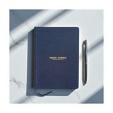 Odea Fark Tanıtım Travel Journal – Sert Kapaklı Seyahat Günlüğü, A5 Boyutunda, Planlama & Anı Alanı – Anı Defteri (Lacivert) - 41 Delft Blue