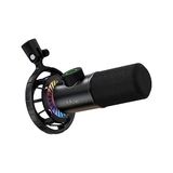 Odea Fıfıne USB Oyun Mikrofonu, Pc Için Rgb Dinamik Mikrofonlar, Sessiz Düğmeli, Tak ve Çalıştır Kardioid Mikrofon, 16BIT/48KHZ ve 3,5 mm Kulaklık Jakı, Podcast, Akış Için - K658