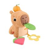 Odea Fisher-Price 3 Ay ve Üzeri Bebekler Için Yumuşacık Obur Kapi Duyusal Gelişim Oyuncağı, Yenidoğanlar Için Dişlik ve Çıngırak, HYR54