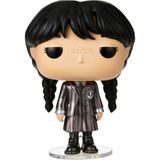 Odea Funko Pop Çarşamba Addams 1311 Metalik Sıcak Konuya Özel - (DipCamo)Charcoal-White