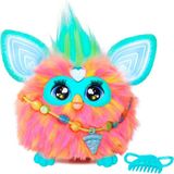 Odea Furby Mercan Rengi Etkileşimli Pelüş Oyuncak | 15 Moda Aksesuarı Dahil | Sesle Etkinleşen Animatronik | 6 Yaş ve Üzeri Kız ve Erkek Çocuklar Için | Ingilizce Versiyonu
