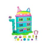 Odea Gabby's Dollhouse, 15 Parça Purrfect Party Oyuncak Bebek Evi Oyun Seti, Gökkuşağı Görünümlü, 60 Cm'den Büyük, Gabby Figürlü, Mobilya ve Ses Efektli, 3 Yaş ve Üzeri