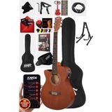 Odea Gerçek Ağaç Elektro Akustik Gitar, 4/4 Model - 3 Renk Sunburst