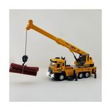 Odea Giffy/oyuncak Iş Makinesi Sesli Işıklı Çek Bırak Vinç, Kule Vinç ve Kepçe 30 cm Aksesuarlı Kapıları Açılan (Vinç)