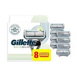 Odea Gillette Skinguard Erkek Tıraş Bıçakları, 8 Bıçak Yedekleri - 000-Siyah