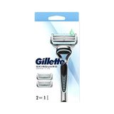 Odea Gillette Skinguard Sensitive Tıraş Makinesi + 2 Adet Yedek Tıraş Bıçağı - 000-Siyah