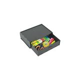 Odea Gizli Çekmece Organizer Masa Altı Saklama Kabı Siyah Renk Model 2 8683400402609 - 00-Siyah - Beyaz - 1 - 2 cm
