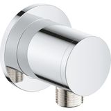 Odea Grohe Vitalio Universal Ankastre El Duşu Çıkışı, Duş Hortumları ile Uyumlu 1 ve 2″ Çıkış Ucu, Duş Başlığı Çıkışı, Krom, 26963001 - Ahşap