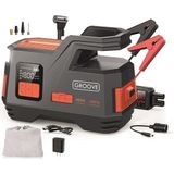 Odea Groove JS006 29200MAH 4500A Tepe Akımı Profesyonel Akü Takviye Cihazı Jump Starter + Lastik Şişirme Kompresörü 150PSI Taşınabilir Powerbank LED Lamba LCD Ekran 12V Benzinli ve Dizel Araçlar Için