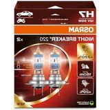 Odea H7 12V Ampul Seti, %220 Daha Fazla Işık Üreten 2'li Paket