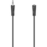 Odea Hama Uzatma Kablosu 00205120 Ses Jakı [1 x Ingilizce Fiş - 1 x Jak 3,5 Mm] 3 M Siyah