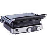 Odea Homend Grilliant 1340H Inox Gövde Alt ve Üst Sıcaklığı Ayrı Kontrol Edilebilen Zaman Ayarlı Dijital Ekranlı Döküm Plakalı Tost Makinesi ve Grill Izgara Makinesi