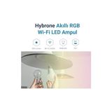 Odea Hybrone LED Rgb Wi-Fi Akıllı Ampul, 16 Milyon Renk, 900 Lümen, E27 Duy, Uygulama ile Uzaktan Kontrol [enerji Sınıfı F]