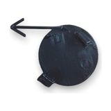 Odea Hyundai Accent Era 2006-2011 Uyumlu Ön Tampon Çeki Demiri Kapağı - 2XS - 001-Siyah