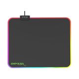 Odea Inca IMP-024T Empousa Rgb 7 LED Medıum Mousepad (320X270X3MM),12 Farklı Değişebilen Dokunmatik Işık Efekti,hızlı Kayan Yüzey, Kaymaz Kauçuk Taban - Ahşap
