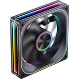 Odea Jonsbo ZA-120B Pc Kasa Fanı, 4 Taraflı Infinity Ayna Fanlı Sessiz Bilgisayar Argb Fanı 2400RPM, Pwm Entegre M & F Kafası, Alüminyum Etiket, 28MM Kalınlık, Siyah - 0-Bordo