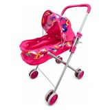 Odea Katlanabilir Metal Bebek Arabası, Gölgelikli Puset ve Baston Modeli - 001 - Beyaz