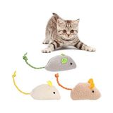Odea Kedi Oyuncağı Peluş Fare 6’li Set – Interaktif Kedi Oyuncakları, Isırmaya Dayanıklı Yumuşak Fare Oyuncağı, Avcılık Içgüdüsünü Destekleyen Hafif Kovalamaca Oyuncağı