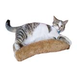 Odea Kedi Oyuncağı Sarılma Yastığı Uyku Oyuncağı Kedi Otlu 30 cm Peluş (1 Adet) (Kahverengi)