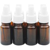 Odea Kesell 10 ml Amber Mini Cam Damlalık Şişeler, 1/3 Oz Yeniden Doldurulabilir Cam Göz Damlalıklı Örnek Şişe Uçucu Yağlar Örnek Seyahat Için (8 Paket) - Acı Yeşil - 0 - 1 Yaş