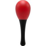 Odea Kırmızı Plastik Marakas, 13 cm Ritim Aleti - Ahşap