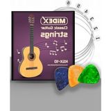 Odea Klasik Gitar Teli Takımı ve Pena Seti, Yüksek Kalite - 3 Renk Sunburst