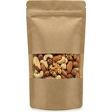 Odea Kraft Doypack Kilitli Poşet, 11X18,5 cm Boyutunda, 50 Adet Küçük Torba