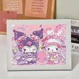 Odea Kuromi My Melody Diy Kendin Yap Fotoğraf Çerçeveli Mozaik Elmas Boyama 2 - 41 Delft Blue