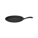 Odea Lava Döküm Krep / Pizza / Pancake Tavası, Yuvarlak, Metal Saplı, 26CM, Siyah