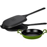 Odea Lava Döküm Toster ve Sahan Seti, Yeşil - 0 - 19 L