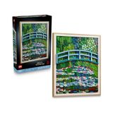 Odea LEGO Art Claude Monet – Nilüfer Gölü Üzerinde Köprü 31220 | Yetişkin Kadınlar ve Erkekler Için Asma Mekanizması Içeren Duvar Tablosu Model Yapım Seti, Yaratıcı Hediye Fikri (3179 Parça)