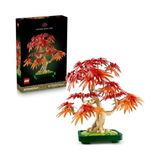 Odea LEGO Botanicals Japon Kırmızı Akçaağaç Bonsai Ağacı 10348 - Kırmızı ve Kehribar Sarısı Yapraklara Sahip Yapay Bitki Içeren Sevgililer Günü'ne Özel Model Yapım Seti (474 Parça)