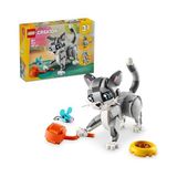 Odea LEGO Creator 3’ü 1 Arada Oyunbaz Kedi 31163-8 Yaş ve Üzeri Çocuklar Için Köpek Veya Güvercin Figürüne Dönüşebilen Oyuncak Yapım Seti, Doğum Günü Hediyesi (407 Parça)