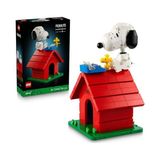 Odea LEGO Ideas Peanuts: Snoopy’nin Köpek Kulübesi 21368 | Yetişkinler Için Duruşu Ayarlanabilir Snoopy Figürü Içeren Koleksiyonluk Dekoratif Model Yapım Seti, Hediye Fikri (964 Parça)