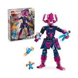 Odea LEGO ǀ Marvel Fantastik Dörtlü, Galactus Yapım Figürüne Karşı 76316-9 Yaş ve Üzeri Çocuklara Süper Kahraman Minifigürü Içeren Yapım Seti, Doğum Günü Hediyesi Fikri (427 Parça)