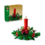 Odea LEGO Yılbaşı Masa Süsü 40743 – 12 Yaş Üzeri Çocuklar Için Kırmızı Mum, Orman Meyveleri, Altın Yıldızlar ve Yeşil Yapraklar Içeren Yılbaşı Temalı Yaratıcı Koleksiyonluk Oyuncak Yapım Seti (433 Parça)