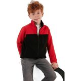Odea Lela Yumuşak Dokulu Fermuarlı Renk Bloklu Dik Yaka Cepli Hırka Polar Unisex Çocuk Polar 5905001 - 0-Gri - 0 - 1 Yaş