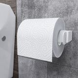 Odea Lmz Minimal Tuvalet Kağıtlığı, Banyo Kağıdı Askısı, Pratik Çek Çıkar Wc Kağıtlık, Aksesuarı, Banyo Ekipmanları Aparatı (Metal, Beyaz) - Altın
